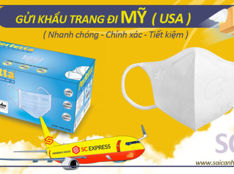 Gui khau trang di My