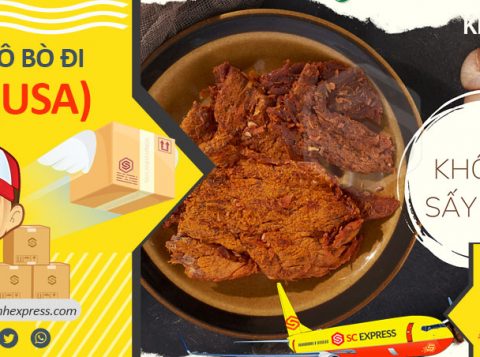 Gửi khô bò đi Mỹ