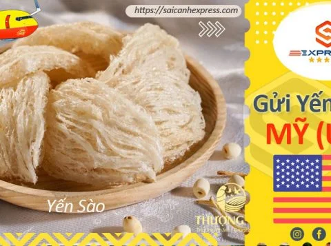 Gửi yến sào đi Mỹ