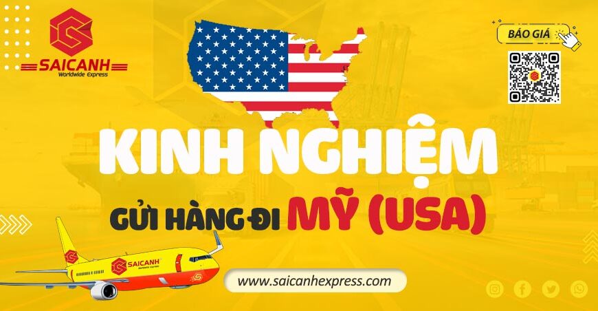 Kinh nghiệm gửi hàng đi Mỹ