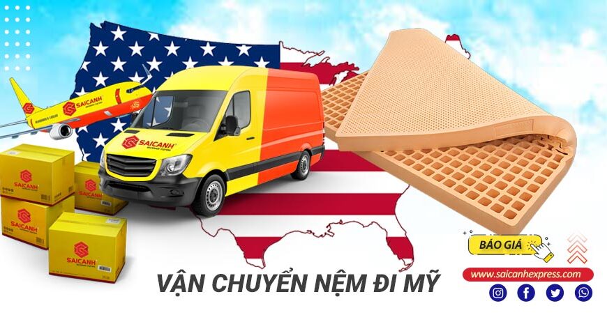 Gửi nệm đi Mỹ USA