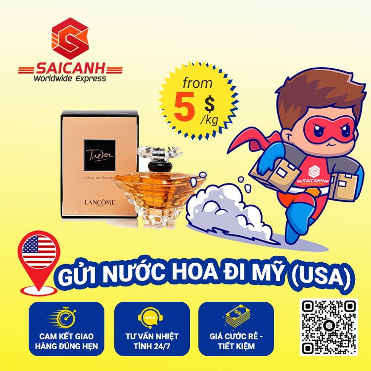 Vận chuyển nước hoa đi Mỹ