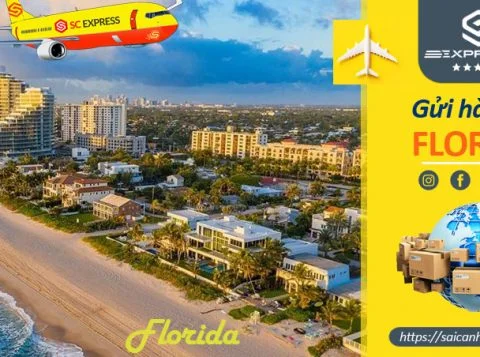 Vận chuyển hàng hóa đi Florida