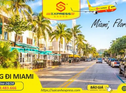 Vận chuyển hàng hóa đi Miami