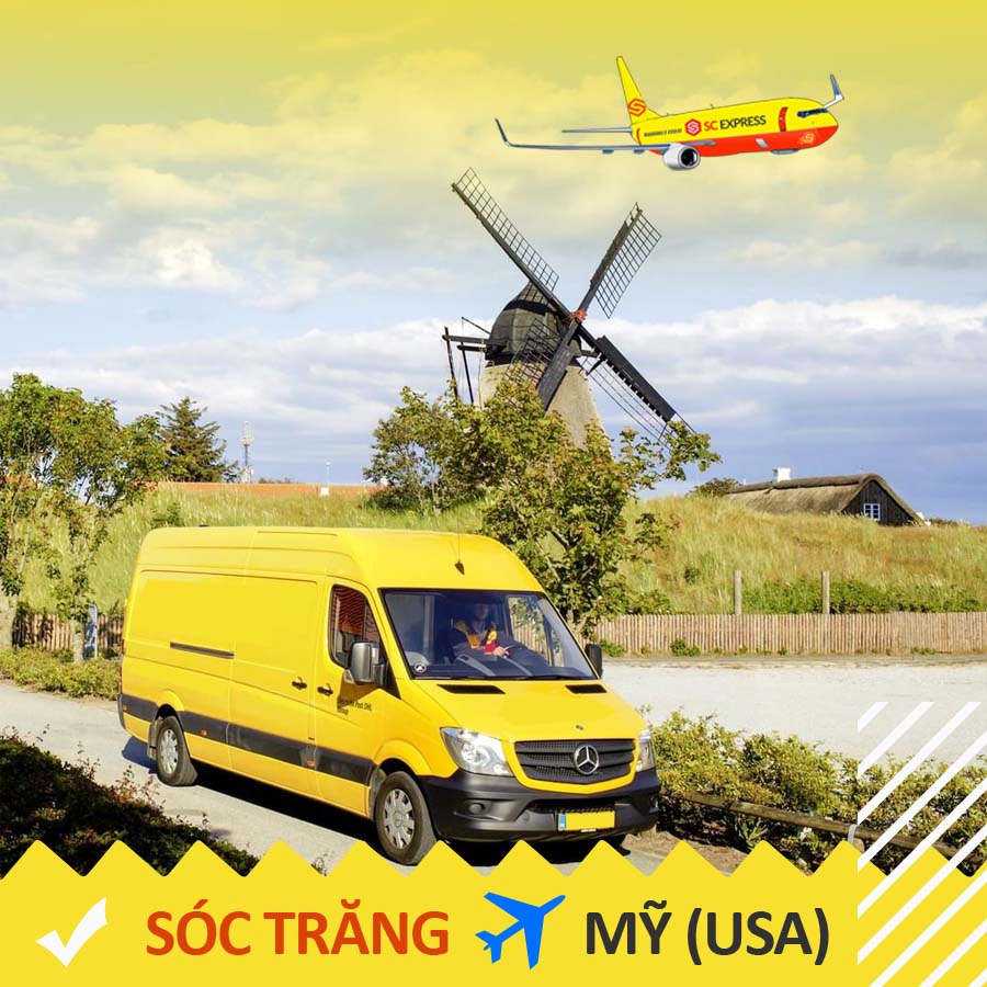 Chuyển phát nhanh đi Mỹ tại Sóc Trăng