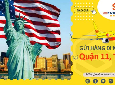 Gửi hàng đi Mỹ tại Quận 11