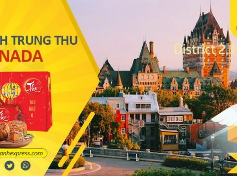 Gửi bánh trung thu đi Canada