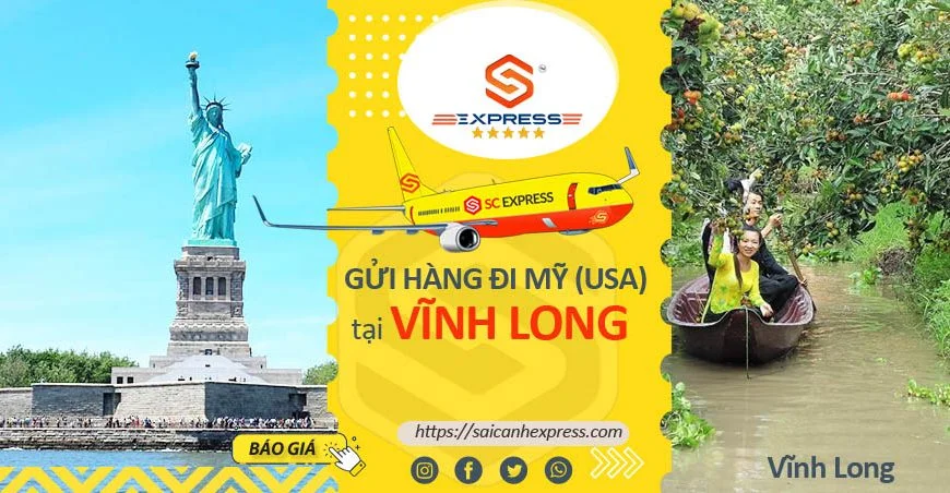 Gửi hàng đi Mỹ tại Vĩnh Long