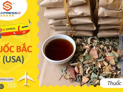 Gửi thuốc Bắc đi Mỹ