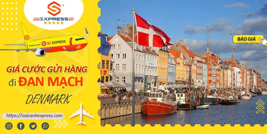 Bảng giá gửi hàng đi Đan Mạch