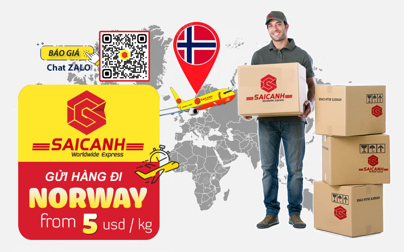 Bảng giá chuyển phát nhanh đi Na Uy