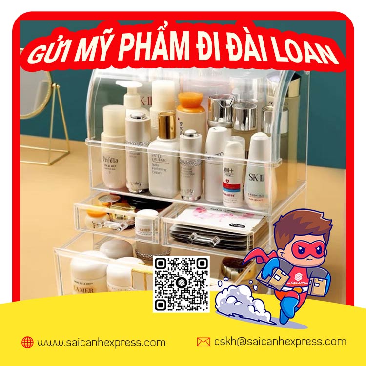 Gửi mỹ phẩm đi Đài Loan