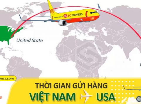 Thời gian gửi hàng đi Mỹ
