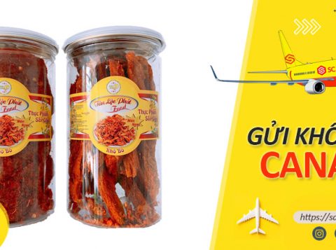 Gửi khô bò sang Canada