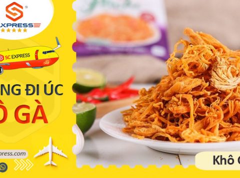 Vận chuyển khô gà đi Úc