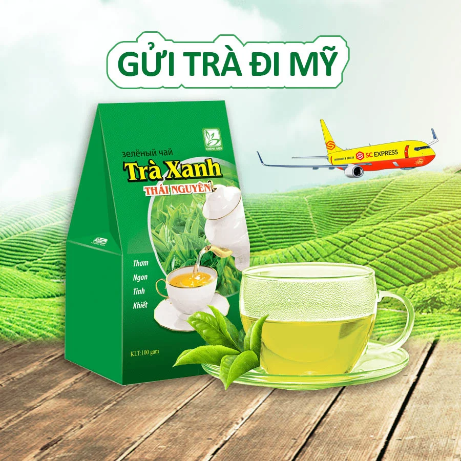 Chuyển phát nhanh trà đi Mỹ