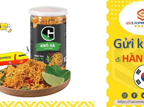 Gửi khô gà đi Hàn Quốc