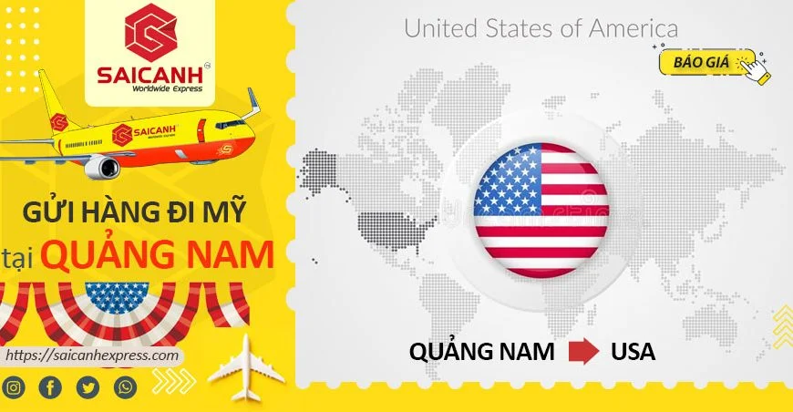 Gửi hàng đi Mỹ ở Quảng Nam