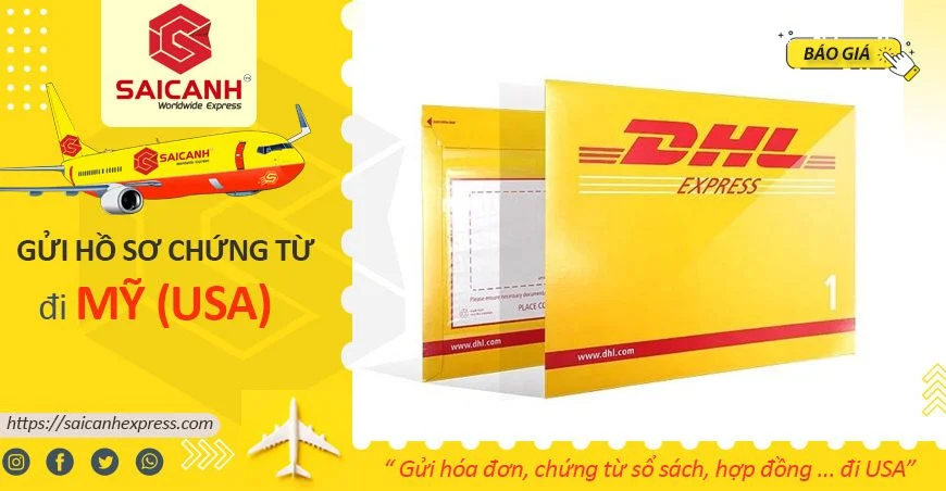 Gửi hóa đơn chứng từ sổ sách đi Mỹ