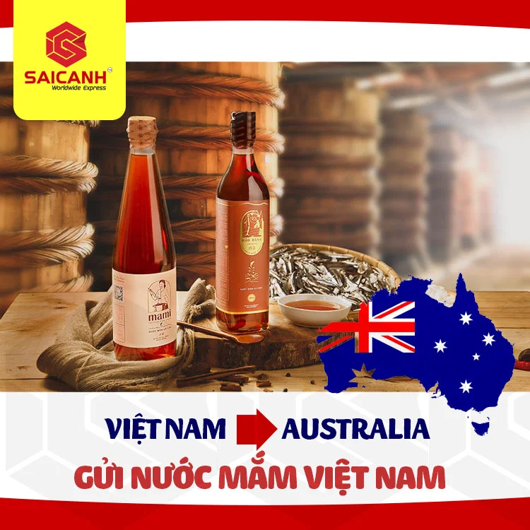 Vận chuyển nước mắm đi Úc