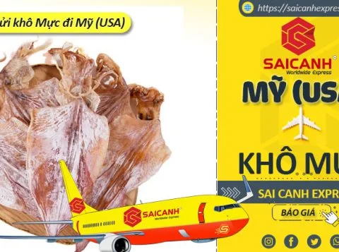 Gửi khô mực đi Mỹ