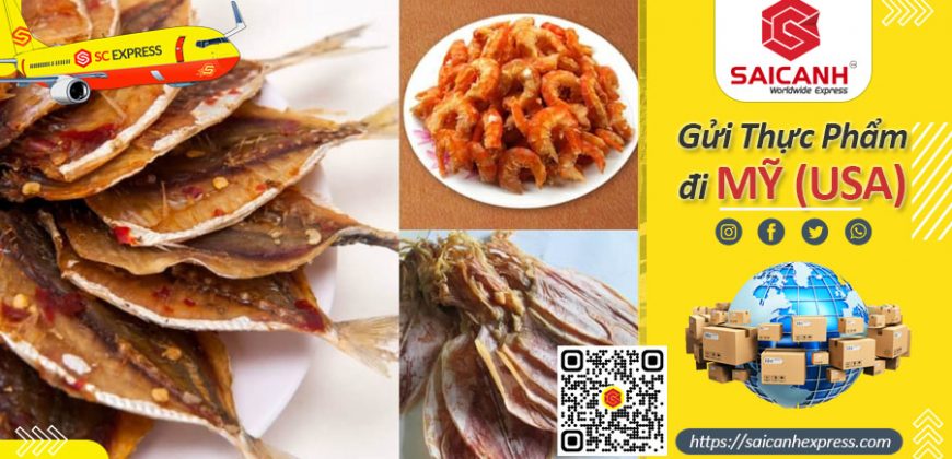 Gửi thực phẩm đi Mỹ
