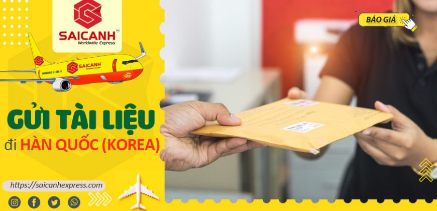 Gửi tài liệu đi Hàn Quốc