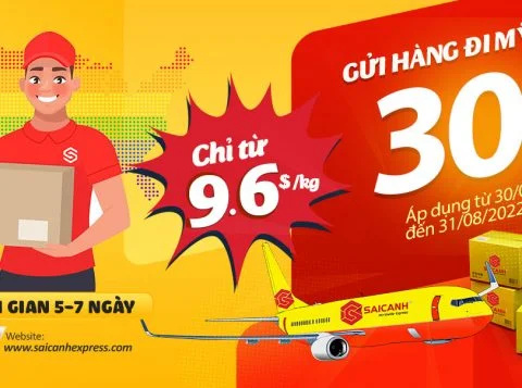 Khuyến mãi vận chuyển hàng hóa đi Mỹ