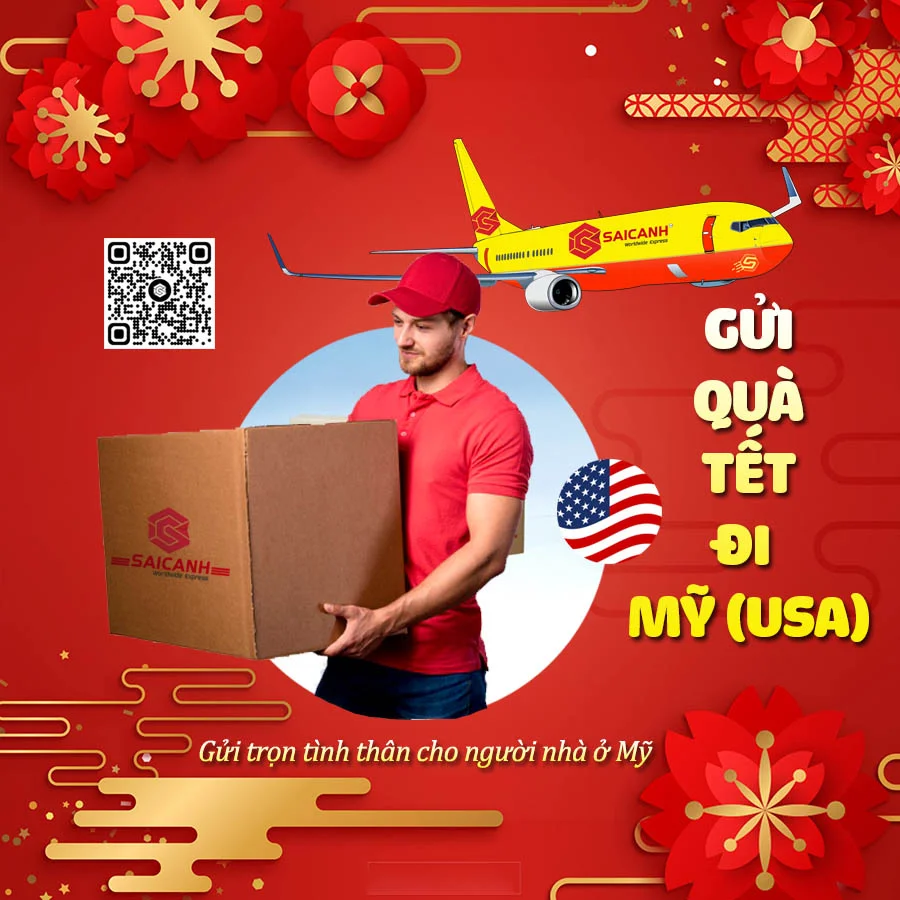 Vận chuyển hàng quà tết đi Mỹ