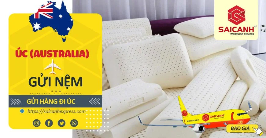Gửi nệm đi Úc