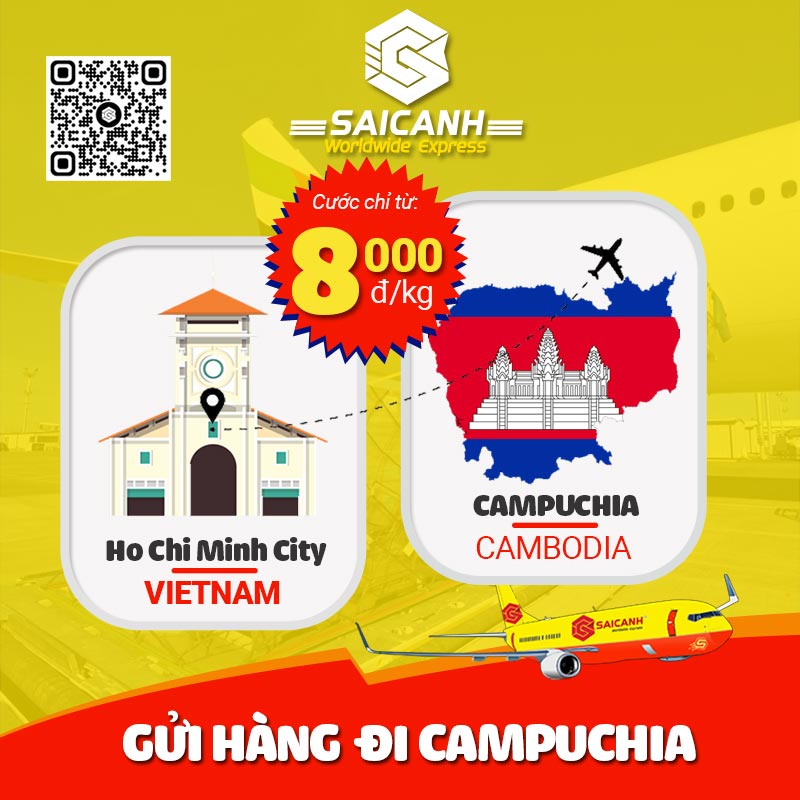 Bảng giá vận chuyển hàng hóa đi Campuchia