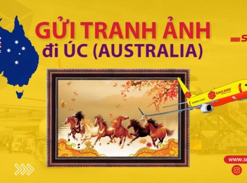 Gửi tranh đi Úc