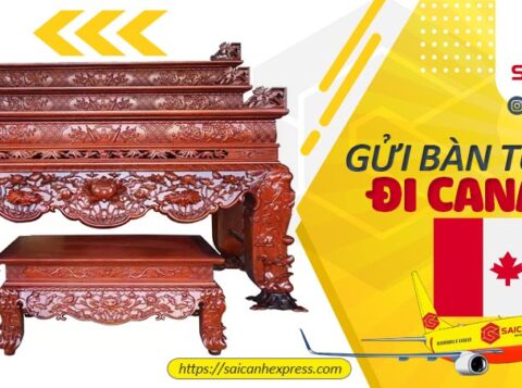 Vận chuyển bàn tủ thờ đi Canada