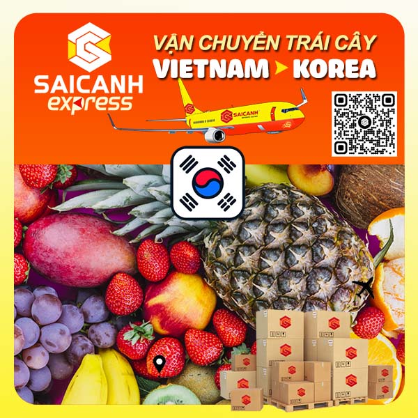 Vận chuyển trái cây đi Hàn Quốc