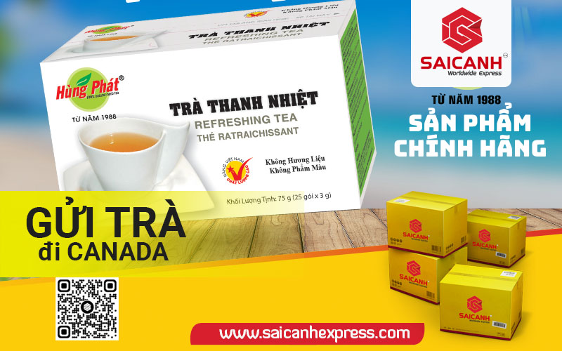 Vận chuyển trà đi Canada