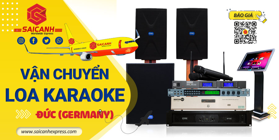 Gửi loa Karaoke đi Đức