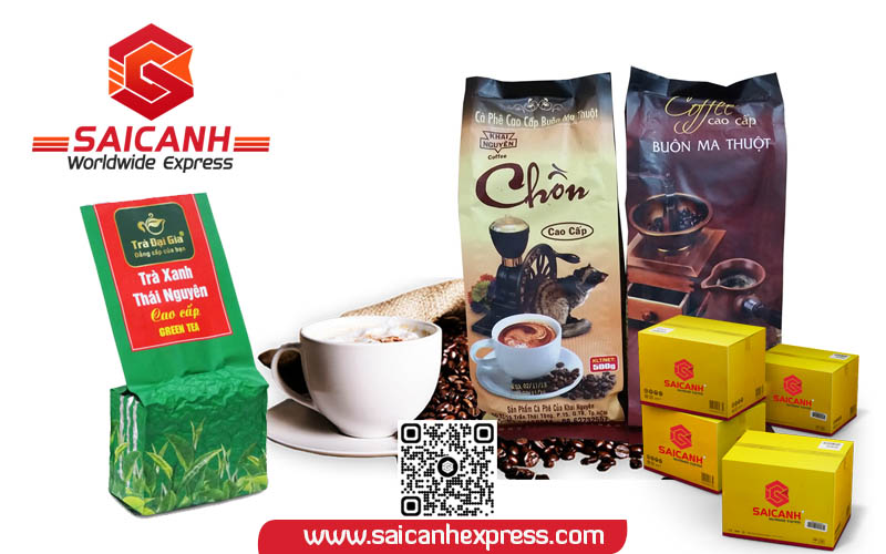Vận chuyển trà cà phê đi Mỹ