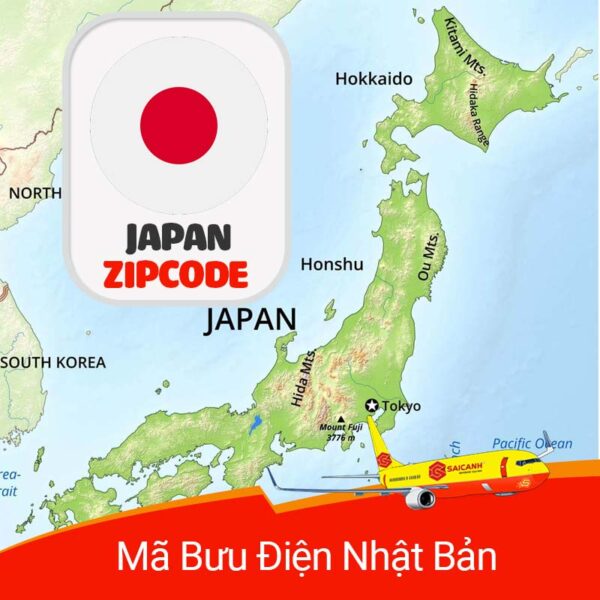 Mã bưu chính Zip Postal Code của Nhật Bản - Sải Cánh Express | Gửi Hàng ...