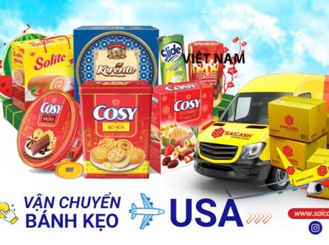 Gửi bánh kẹo đi Mỹ USA