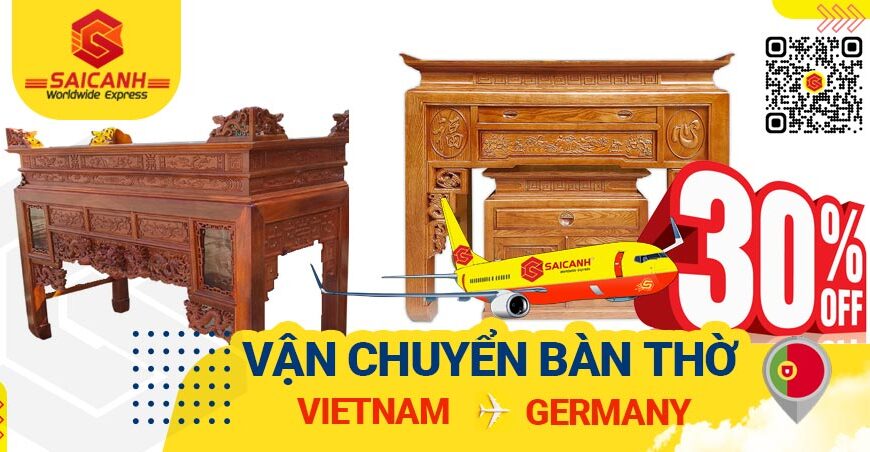 Gửi bàn thờ đi Đức