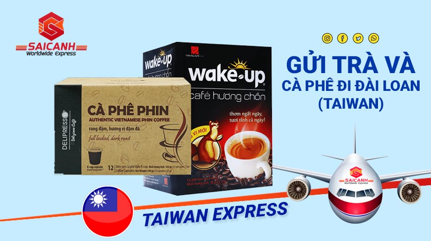 Vận chuyển trà cà phê đi Dài Loan