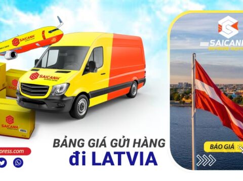 Bảng giá gửi hàng đi Latvia