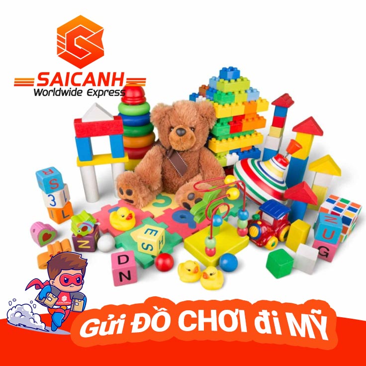 Vận chuyển đồ chơi đi Mỹ