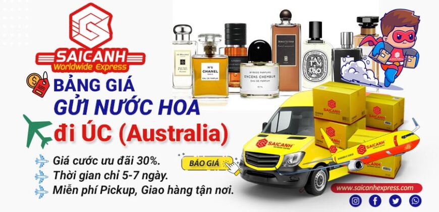 Gửi nước hoa đi Úc