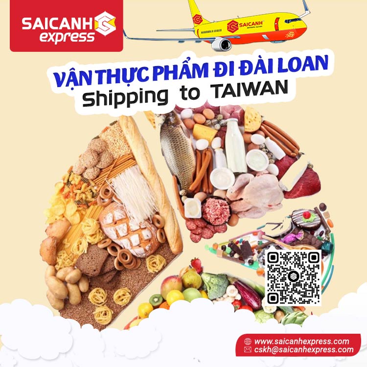 Vận chuyển thực phẩm đi Đài Loan