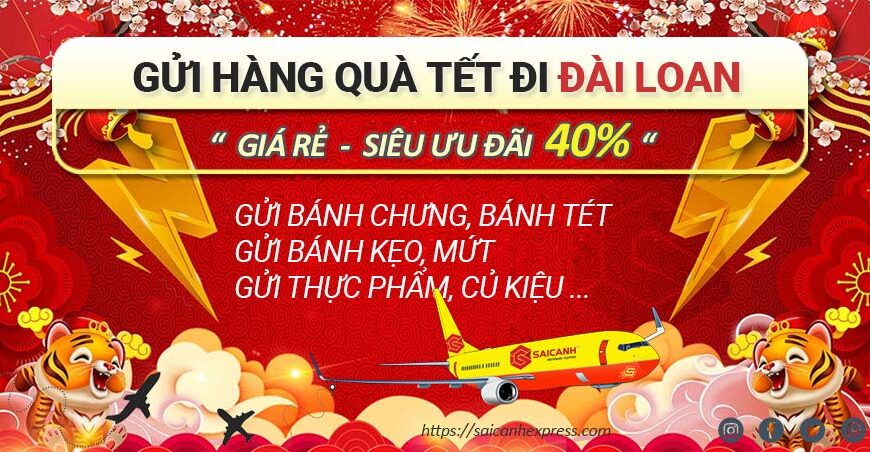Gửi hàng quà tết đi Đài Loan