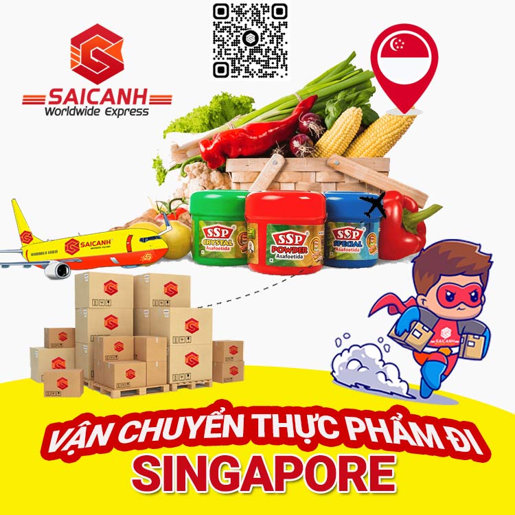 Gửi thực phẩm đi Singapore