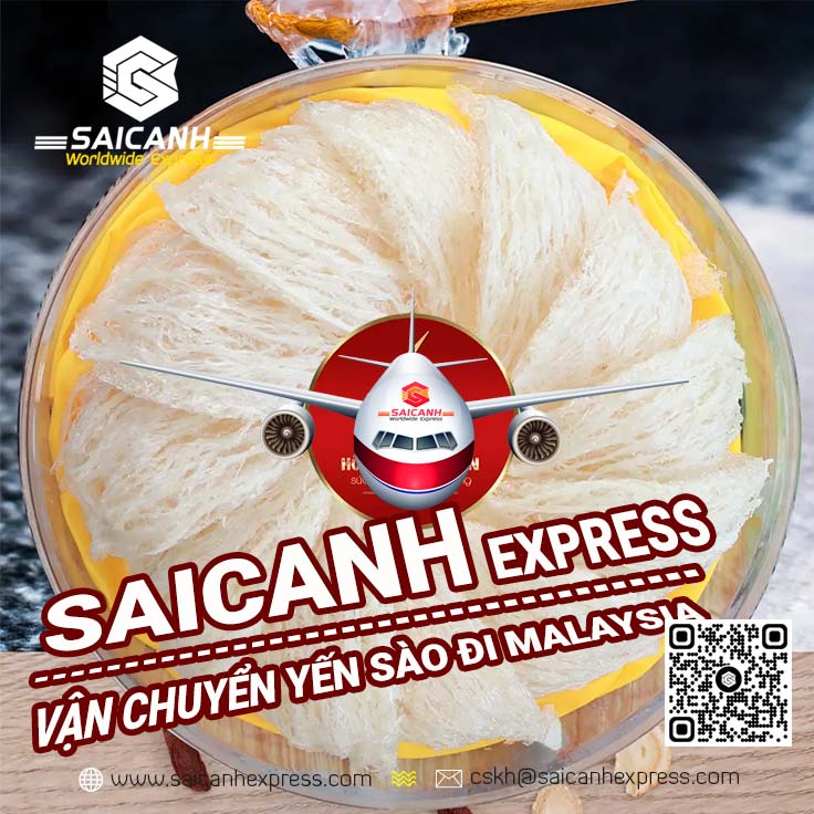 Vận chuyển yến sao đi Malaysia