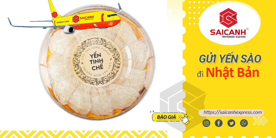Gửi yến sào đi Nhật Bản