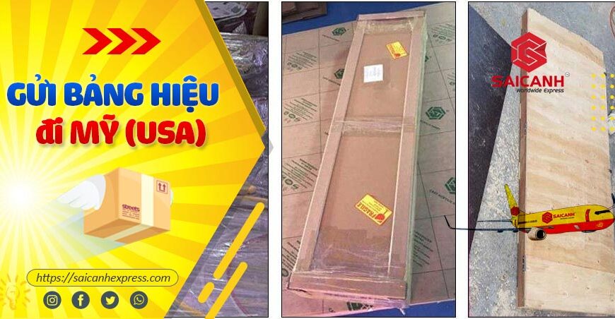 Gửi bảng hiệu đi Mỹ